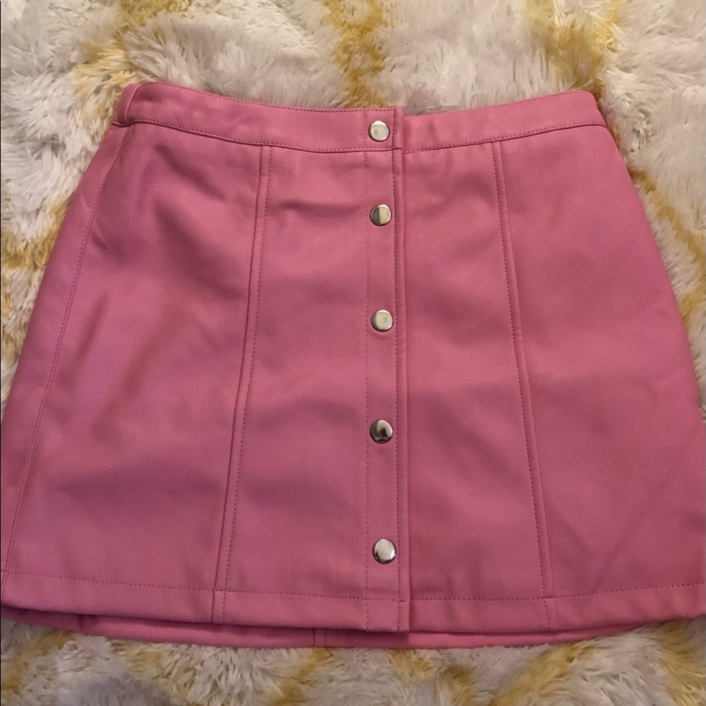 FOREVER 21 GIRLS LEATHER SKIRT